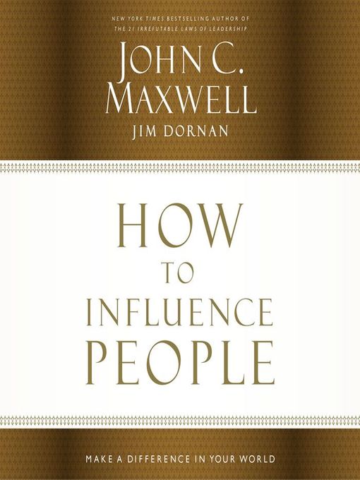 Title details for How to Influence People by John C. Maxwell - Available